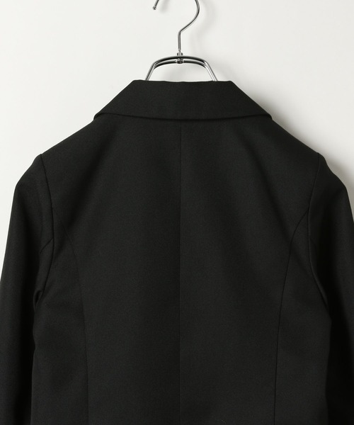 GLOBAL WORK（グローバルワーク）の「イージーケア/ショートジャケット/213911（テーラードジャケット・キッズ・ブラック/グレー系その他・150cm/160cm）」の3枚目の写真
