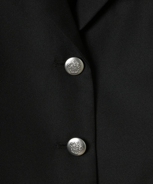 GLOBAL WORK（グローバルワーク）の「イージーケア/ショートジャケット/213911（テーラードジャケット・キッズ・ブラック/グレー系その他・150cm/160cm）」の4枚目の写真