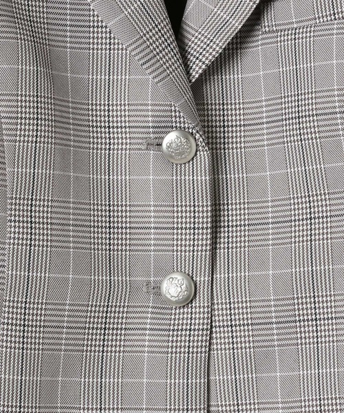 GLOBAL WORK（グローバルワーク）の「イージーケア/ショートジャケット/213911（テーラードジャケット・キッズ・ブラック/グレー系その他・150cm/160cm）」の5枚目の写真