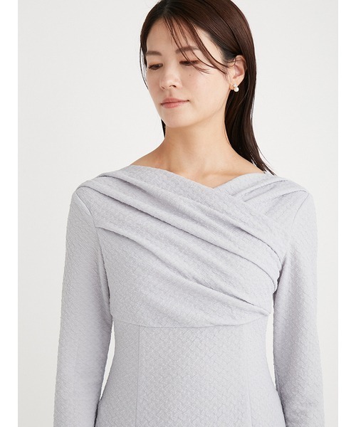 CELFORD（セルフォード）の「マテリアルカシュクールワンピース