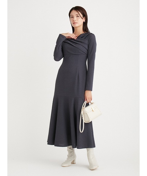 CELFORD（セルフォード）の「マテリアルカシュクールワンピース