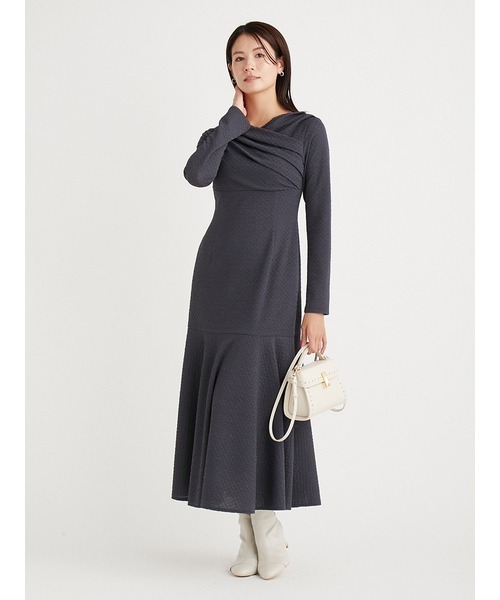 CELFORD（セルフォード）の「マテリアルカシュクールワンピース