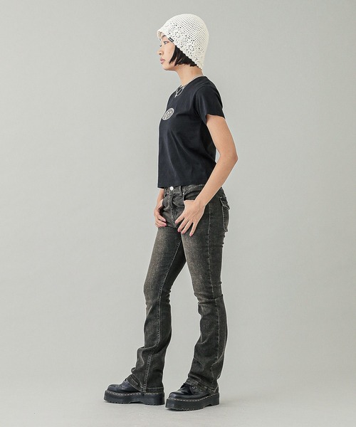 セール】LEOPARD OVAL LOGO S/S BABY TEE（Tシャツ/カットソー
