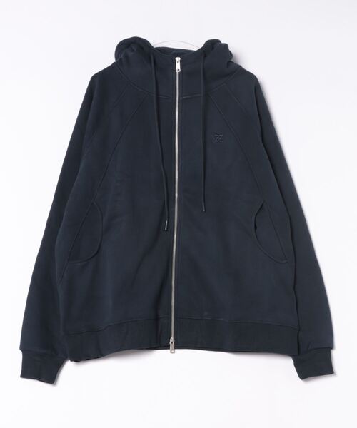 aimoha(アイモハ)の「裏起毛カジュアルオーバーサイズ・フルジップパーカー (AW)(パーカー・レディース・パープル/ネイビー/ピンク/オレンジ/ダークベージュ・FREE)」の12枚目の写真