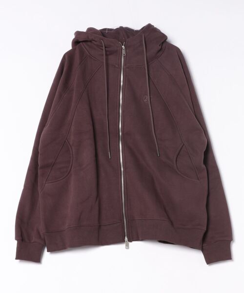 aimoha(アイモハ)の「裏起毛カジュアルオーバーサイズ・フルジップパーカー (AW)(パーカー・レディース・パープル/ネイビー/ピンク/オレンジ/ダークベージュ・FREE)」の13枚目の写真
