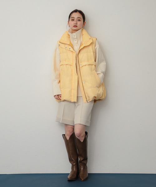 SENSE OF PLACE by URBAN RESEARCH（センスオブプレイスバイアーバンリサーチ）の「『WEB/一部店舗限定カラー』2WAYタートルネックルーズセーター（ニット/セーター・レディース・ブルー/オフホワイト/ブラック/ホワイト系その他/レッド/グレー・ONE）」の19枚目の写真