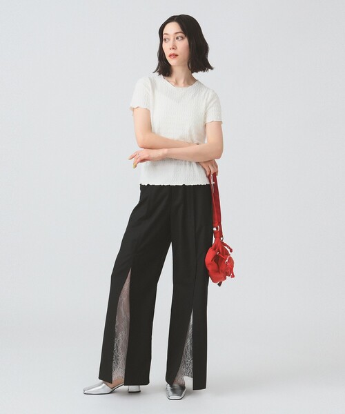 Ray BEAMS(レイビームス)の「【別注】CONTROL FREAK / ダウニー ショルダー バッグ(トートバッグ・レディース・グレー/レッド/ブラック・ONE SIZE)」の10枚目の写真