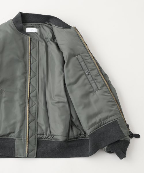 marka(マーカ)の「marka(マーカ) MA-1 M24C18BL02C(MA-1・メンズ・カーキ/ブラック・3/2)」の6枚目の写真