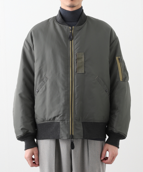 marka(マーカ)の「marka(マーカ) MA-1 M24C18BL02C(MA-1・メンズ・カーキ/ブラック・3/2)」の9枚目の写真