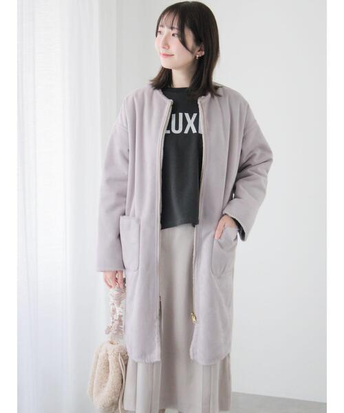 セール】リバーシブルフェイクムートンコート（その他アウター）｜Te