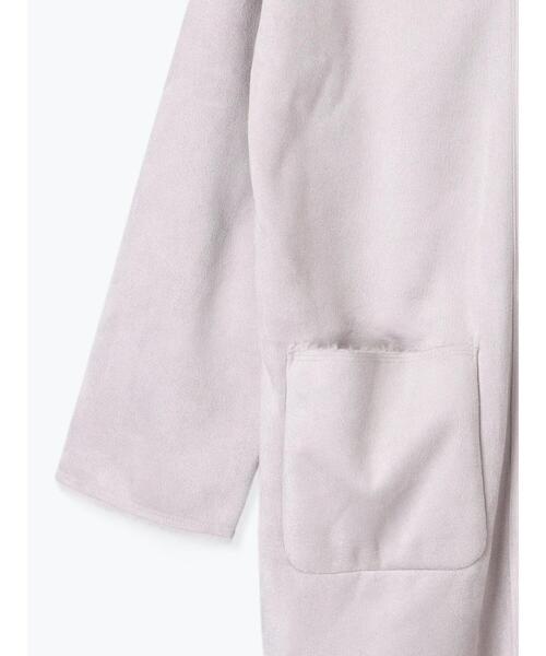 Te chichi TERRASSE（テチチテラス）の「リバーシブルフェイクムートンコート（その他アウター・レディース・チャコールグレー/オフホワイト/ラベンダー・L/M）」の5枚目の写真