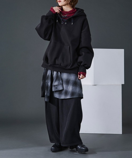 Ellno Loset(エルノロゼット)の「ベロアタートルシアーインナー/サムホール付き(Tシャツ/カットソー・メンズ・レッド/ブラック/グレー/ブラウン・LARGE/MEDIUM/SMALL)」の12枚目の写真