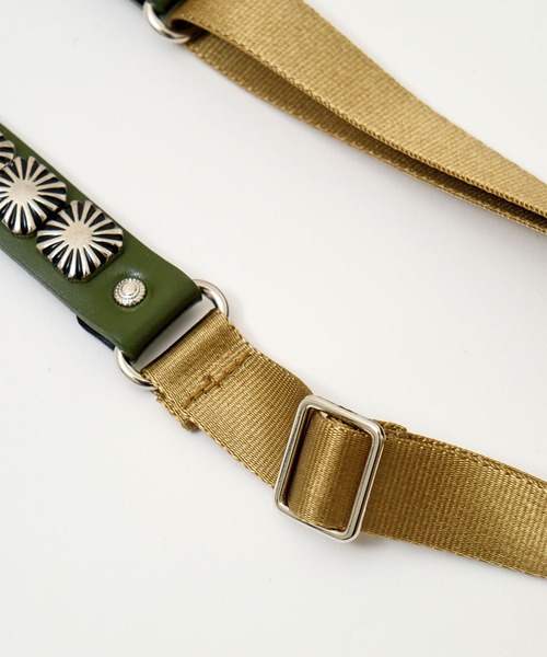 すぐ届く【TOGA】ベルト シルバーモチーフ付 レザー コンチョ TOGA TOO/トーガトゥー】Concho Leather belt/コンチョレザー