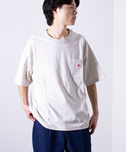 KELTY(ケルティ)の「【KELTY×GLOSTER】別注ワンポイント ポケットTシャツ ワンポイントワッペン(Tシャツ/カットソー・メンズ・ホワイト/チャコールグレー/アッシュグレー/ブラック・S/M/L)」の10枚目の写真