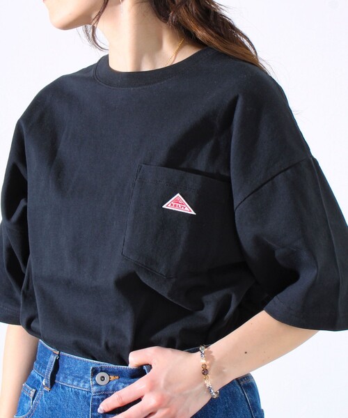 KELTY(ケルティ)の「【KELTY×GLOSTER】別注ワンポイント ポケットTシャツ ワンポイントワッペン(Tシャツ/カットソー・メンズ・ホワイト/チャコールグレー/アッシュグレー/ブラック・S/M/L)」の17枚目の写真