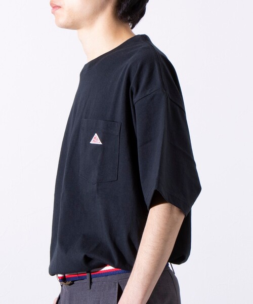 KELTY(ケルティ)の「【KELTY×GLOSTER】別注ワンポイント ポケットTシャツ ワンポイントワッペン(Tシャツ/カットソー・メンズ・ホワイト/チャコールグレー/アッシュグレー/ブラック・S/M/L)」の21枚目の写真