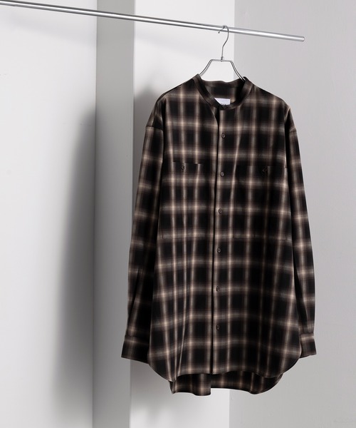NewAnce(ニュアンス)の「【NewAnce】Band Coller Shirts -seasonal stripes- / バンドカラーシャツ シーズナルストライプ(シャツ/ブラウス・メンズ・その他1/その他2/ブルー系その他/ブルー系その他2・FREE)」の3枚目の写真