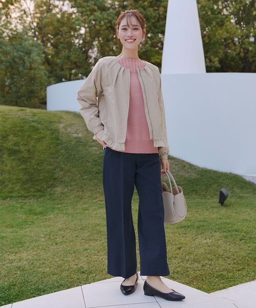 Tiaclasse（ティアクラッセ）の「ワイドパンツ（その他パンツ・レディース・ネイビー/グレイッシュベージュ/ブラック・L/M/S）」の18枚目の写真