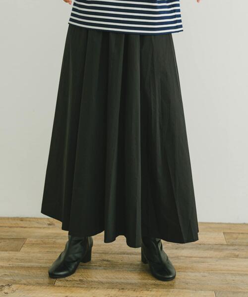 ITEMS URBANRESEARCH（アイテムズ アーバンリサーチ）の「ウエストギャザースカート（スカート・レディース・ブラック/グレー系その他/ホワイト系その他・FREE）」の15枚目の写真