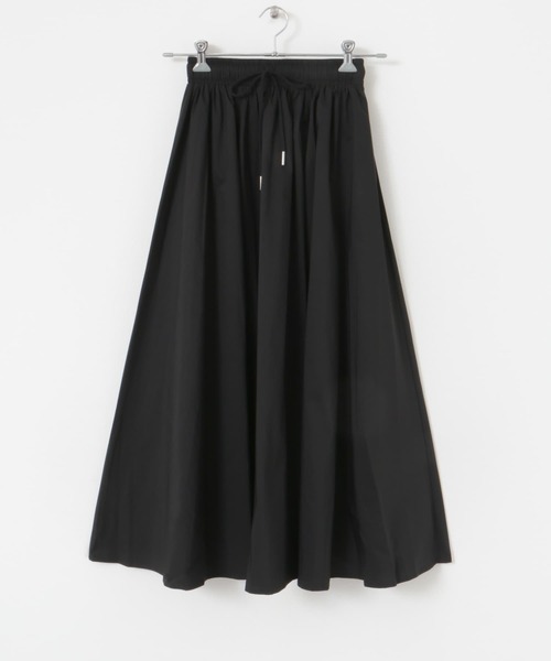 ITEMS URBANRESEARCH（アイテムズ アーバンリサーチ）の「ウエストギャザースカート（スカート・レディース・ブラック/グレー系その他/ホワイト系その他・FREE）」の6枚目の写真