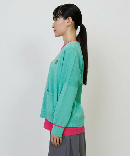 FRAPBOIS（フラボア）の「ドライカーデ カーディガン（カーディガン/ボレロ・レディース・ネイビー/ミント/ラベンダー・1/2）」の21枚目の写真