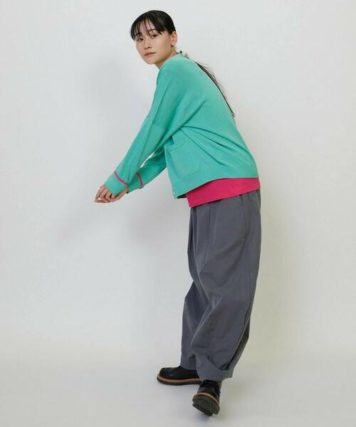 FRAPBOIS（フラボア）の「ドライカーデ カーディガン（カーディガン/ボレロ・レディース・ネイビー/ミント/ラベンダー・1/2）」の13枚目の写真