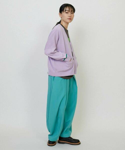 FRAPBOIS（フラボア）の「ドライカーデ カーディガン（カーディガン/ボレロ・レディース・ネイビー/ミント/ラベンダー・1/2）」の8枚目の写真