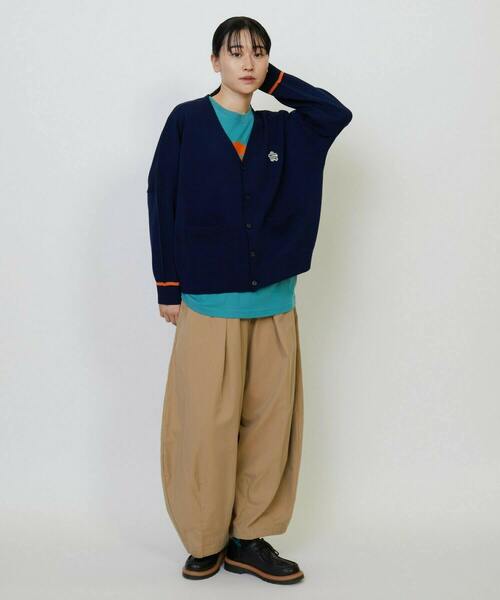 FRAPBOIS（フラボア）の「ドライカーデ カーディガン（カーディガン/ボレロ・レディース・ネイビー/ミント/ラベンダー・1/2）」の7枚目の写真