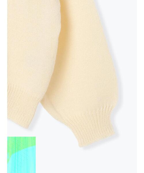 ehka sopo(エヘカソポ)の「フラワーテープニット(ニット/セーター・レディース・チャコールグレー/キナリ/イエロー/ブルー・F)」の12枚目の写真