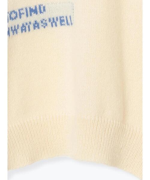 ehka sopo(エヘカソポ)の「フラワーテープニット(ニット/セーター・レディース・チャコールグレー/キナリ/イエロー/ブルー・F)」の13枚目の写真