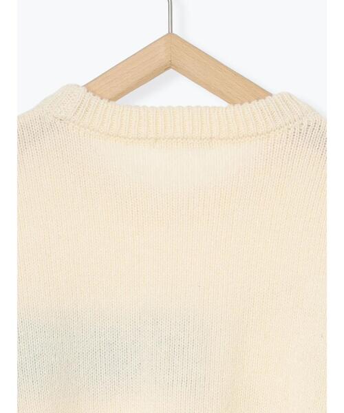 ehka sopo(エヘカソポ)の「フラワーテープニット(ニット/セーター・レディース・チャコールグレー/キナリ/イエロー/ブルー・F)」の14枚目の写真