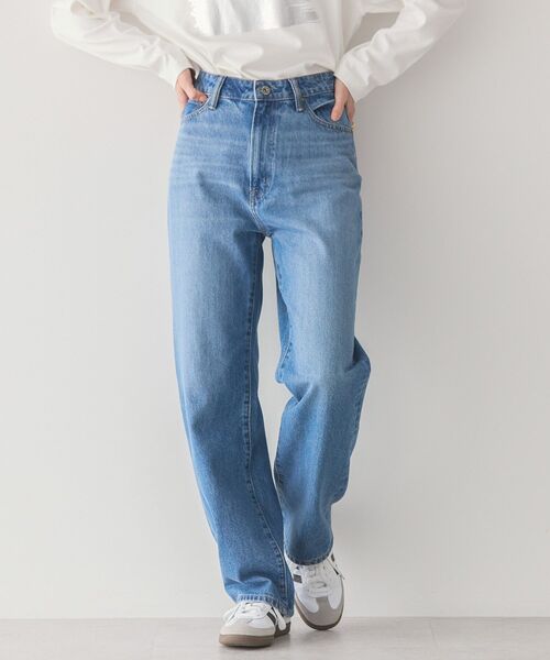 ストレートデニムパンツ M 400 BLUE AZUL BY MOUSSY ジーンズ デニム デニムパンツ DENIM ストレート