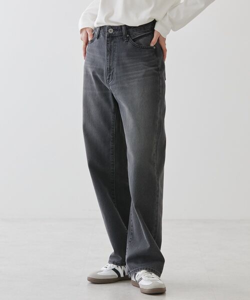 AMERICAN HOLIC（アメリカンホリック）の「ストレートデニム（デニムパンツ・レディース・ブラック/ワンウォッシュ/ライトインディゴブルー/ブルー系その他・S/M/L）」の17枚目の写真