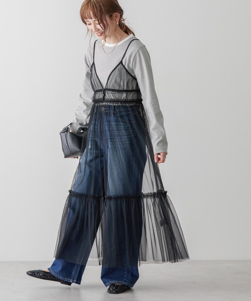 AMERICAN HOLIC（アメリカンホリック）の「ストレートデニム（デニムパンツ・レディース・ブラック/ワンウォッシュ/ライトインディゴブルー/ブルー系その他・S/M/L）」の18枚目の写真