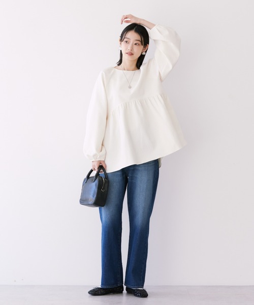 AMERICAN HOLIC（アメリカンホリック）の「ストレートデニム（デニムパンツ・レディース・ブラック/ワンウォッシュ/ライトインディゴブルー/ブルー系その他・S/M/L）」の19枚目の写真