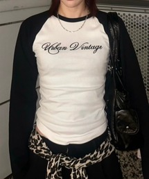 エンボスロゴピグメントリブロンT（Tシャツ/カットソー