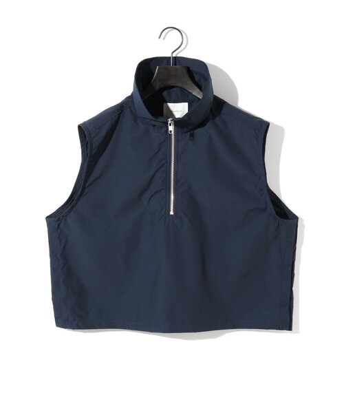 MIDIUMISOLID / ミディウミソリッド MIDIUMISOLID for Ladies ハイネックジップベスト セール】MIDIUMISOLID for Ladies ハイネックジップベスト