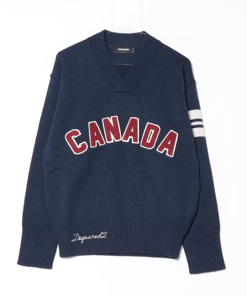 DSQUARED2 ストライプセーター L Dsquared2 woolen turtleneck pullover for men s74ha1473d13040 Off