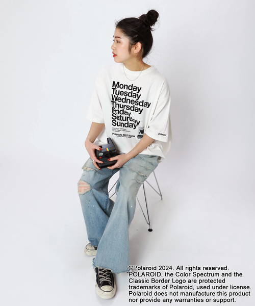 JOHNBULL/ジョンブル】POLAROID SX-70-1 Tsh（Tシャツ