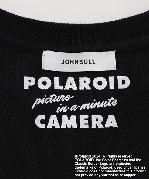 Johnbull(ジョンブル)の「【JOHNBULL/ジョンブル】POLAROID SX-70-1 Tsh(Tシャツ/カットソー・レディース・ホワイト/ブラック・FREE)」の11枚目の写真