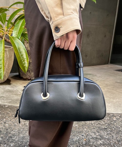 セール】LE VERNIS(ル・ベルニ)Eyelet wide boston（ボストンバッグ