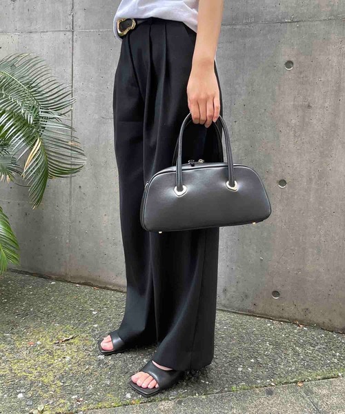 セール】LE VERNIS(ル・ベルニ)Eyelet wide boston（ボストンバッグ