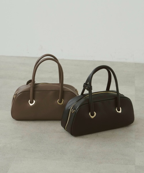 セール】LE VERNIS(ル・ベルニ)Eyelet wide boston（ボストンバッグ