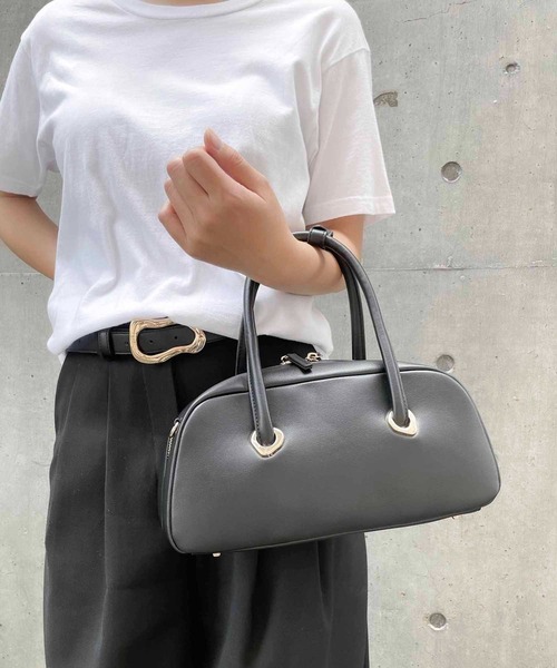 セール】LE VERNIS(ル・ベルニ)Eyelet wide boston（ボストンバッグ