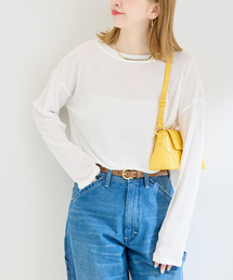 ウォッシャブル / スラブシアーロンTEE