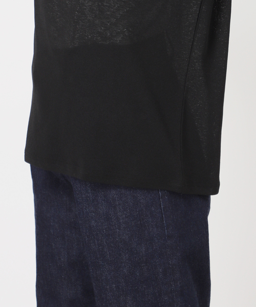 B.C STOCK（ベーセーストック）の「ウォッシャブル / スラブシアーロンTEE（Tシャツ/カットソー・レディース・ブラック/ホワイト/イエロー/ブルー・FREE）」の13枚目の写真