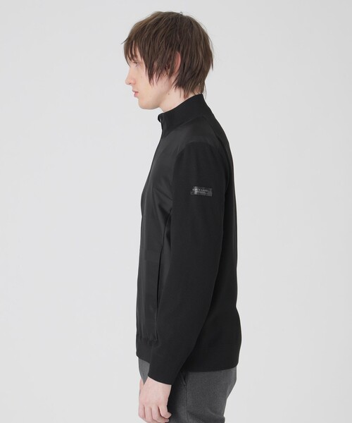 BLACK LABEL CRESTBRIDGE（ブラックレーベル・クレストブリッジ）の「シャドーチェックコンビニットブルゾン（ブルゾン・メンズ・ブラック/ホワイト系その他・L/XL/M）」の3枚目の写真