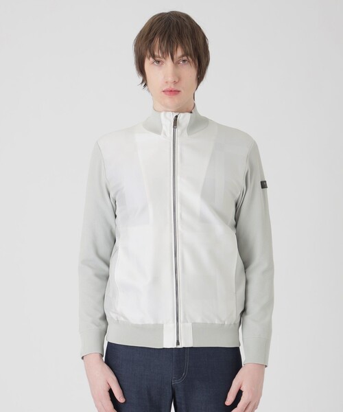 BLACK LABEL CRESTBRIDGE（ブラックレーベル・クレストブリッジ）の「シャドーチェックコンビニットブルゾン（ブルゾン・メンズ・ブラック/ホワイト系その他・L/XL/M）」の9枚目の写真