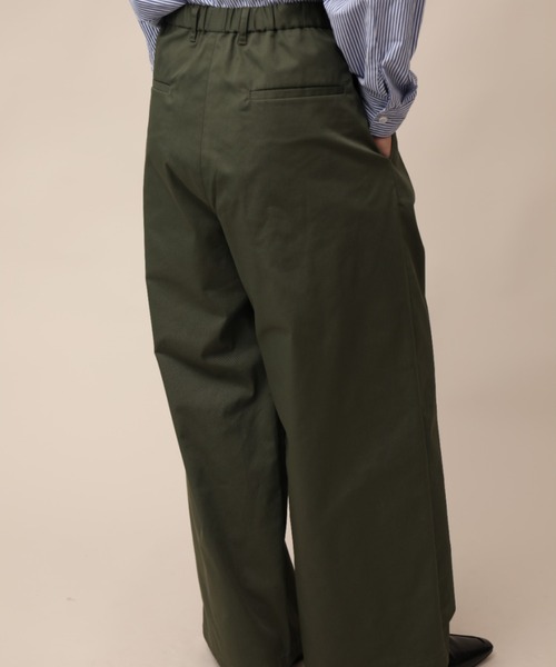 aimoha（アイモハ）の「ツータックワイドスラックス（スラックス・メンズ・カーキ/チャコール/アイボリー・マルチサイズ）」の12枚目の写真