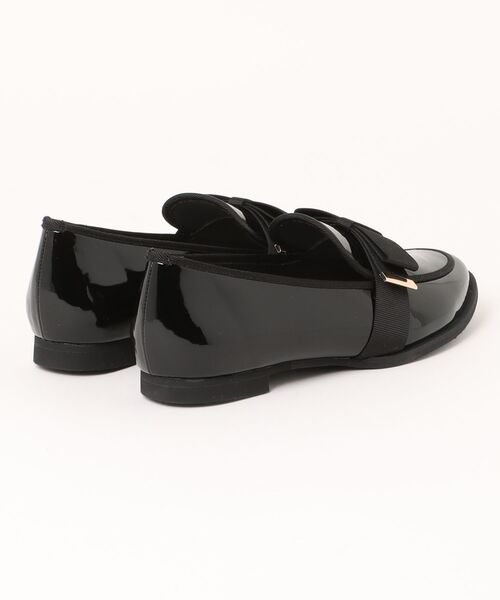 JELLY BEANS（ジェリービーンズ）の「【晴雨兼用】【防水・撥水】【生活防水】【滑りにくい】【雨の日】【通勤靴】【レイン対応】フラットリボンレインローファー(313-51001)JELLY BEANS(ジェリービーンズ)（レインシューズ・レディース・ブラック系その他/ブラウン系その他/キャメル・22.5/23/23.5/24/24.5）」の5枚目の写真